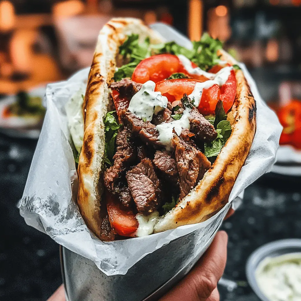 Savor the taste of homemade Beef Gyros, packed with flavorful spices and tender meat! This easy recipe combines juicy beef with fresh veggies and a creamy sauce, all wrapped in warm pita bread. Perfect for lunch, dinner, or a casual gathering. Save this delicious recipe for your next meal and impress your family and friends!