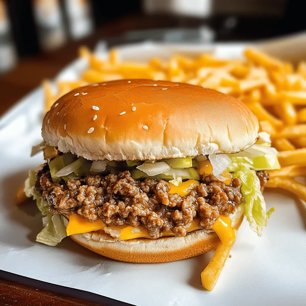 Juicy and flavorful, these Big Mac Sloppy Joes bring the classic taste of your favorite burger to your dinner table! Loaded with ground beef, tangy pickles, and special sauce, they’re a hit for family meals or game night. Don’t forget to save this recipe for a delicious twist on a comfort food favorite! Perfect for busy weeknights!