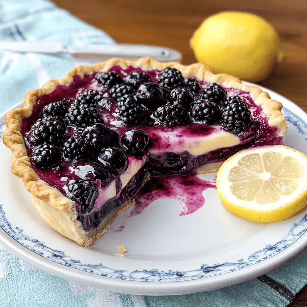 Satisfy your sweet tooth with this refreshing Blackberry Lemonade Pie! Bursting with tangy lemon flavor and sweet blackberries, this dessert is perfect for summer gatherings or a delightful treat any day. Light and easy to make, it’s sure to impress your family and friends. Don’t forget to save this recipe for your next sunny day indulgence!
