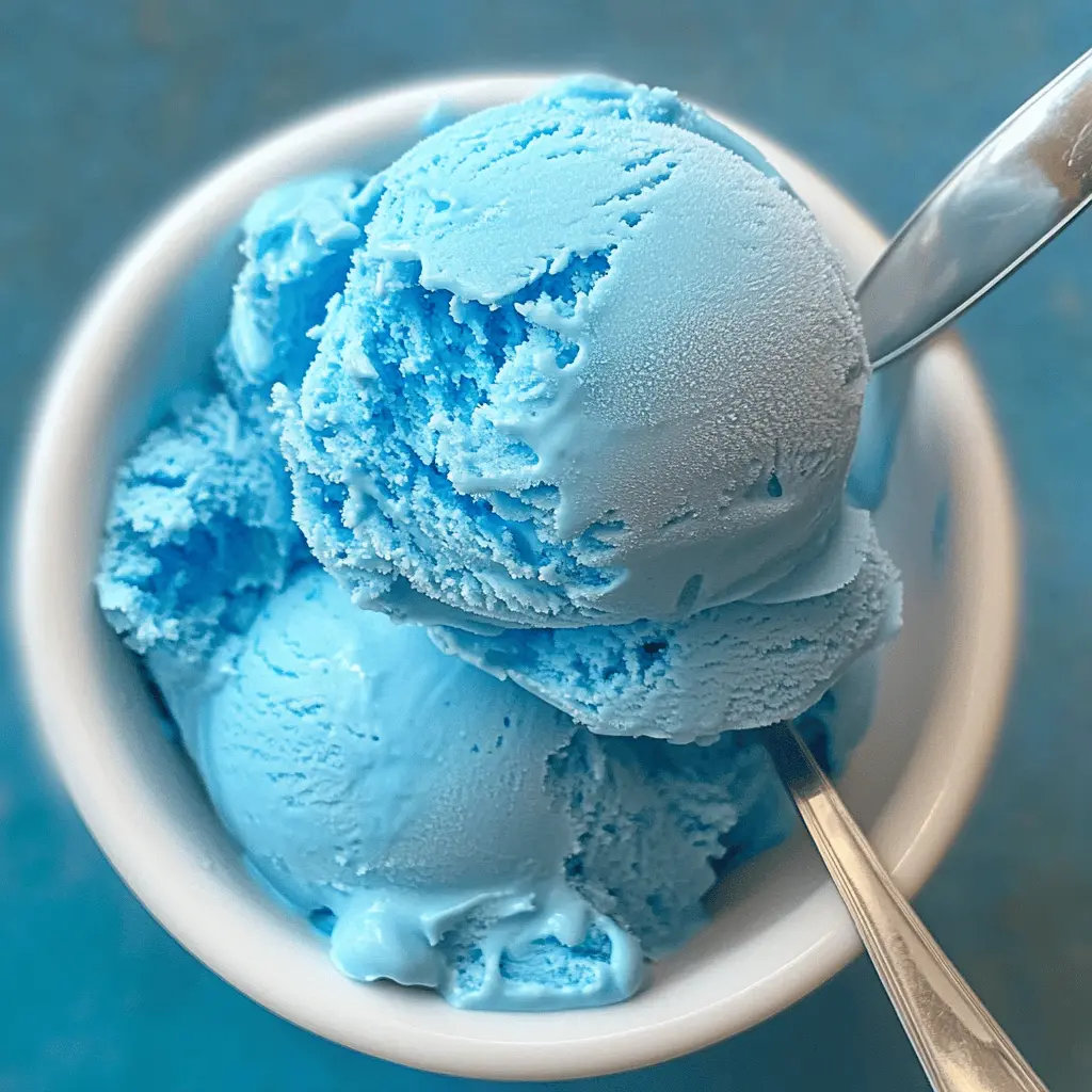 Easy Homemade Blue Moon Ice Cream Recipe