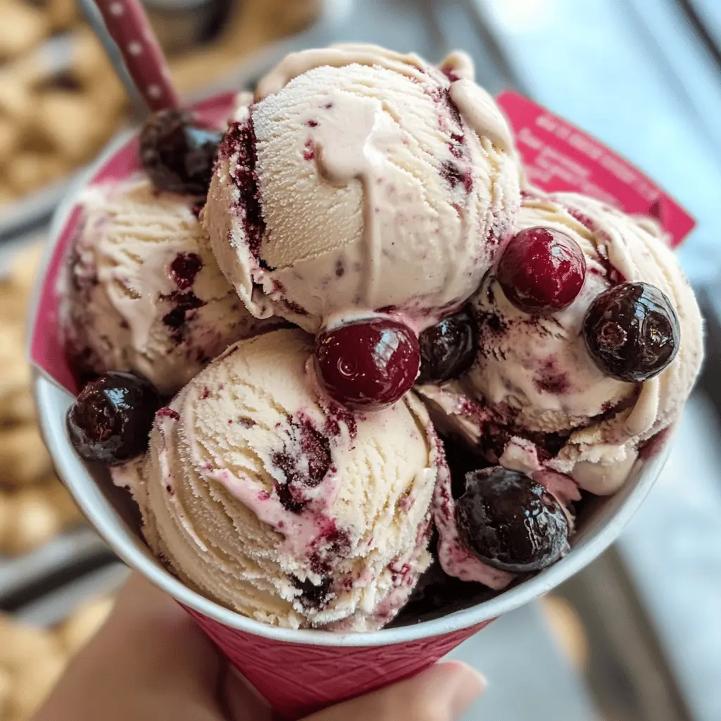 Easy Homemade Cherry Garcia Ice Cream Recipe