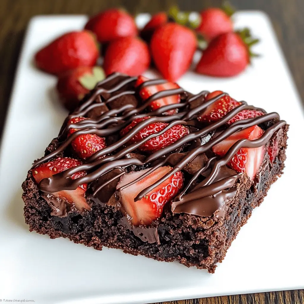 Treat yourself to these delicious Chocolate Covered Strawberry Brownies! With rich chocolatey goodness and a delightful layer of fresh strawberries, they are the perfect indulgence for any occasion. Easy to make and even easier to enjoy, these brownies will satisfy your sweet tooth. Save this recipe to impress your friends at your next gathering or simply to enjoy a slice at home!