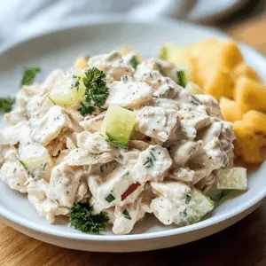 Make mealtime special with this Classic Carol Chicken Salad! This dish features tender chicken, crunchy celery, and sweet grapes, all combined in a creamy dressing. Perfect for a light lunch or a picnic! Save this refreshing recipe to enjoy whenever you're craving a quick and delicious meal. Ideal for gatherings or just a simple family dinner.