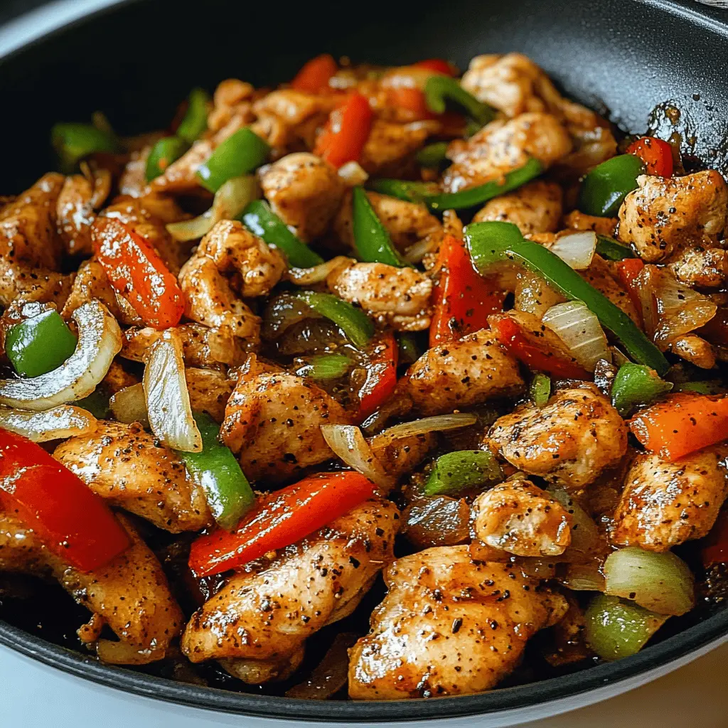Looking for a quick and delicious dinner? This Easy Black Pepper Chicken recipe is packed with bold flavors and features tender chicken coated in a zesty black pepper sauce. Perfect for busy weeknights or a cozy family meal, this dish will become a favorite in your kitchen! Save this recipe now for your next meal prep or to impress guests!