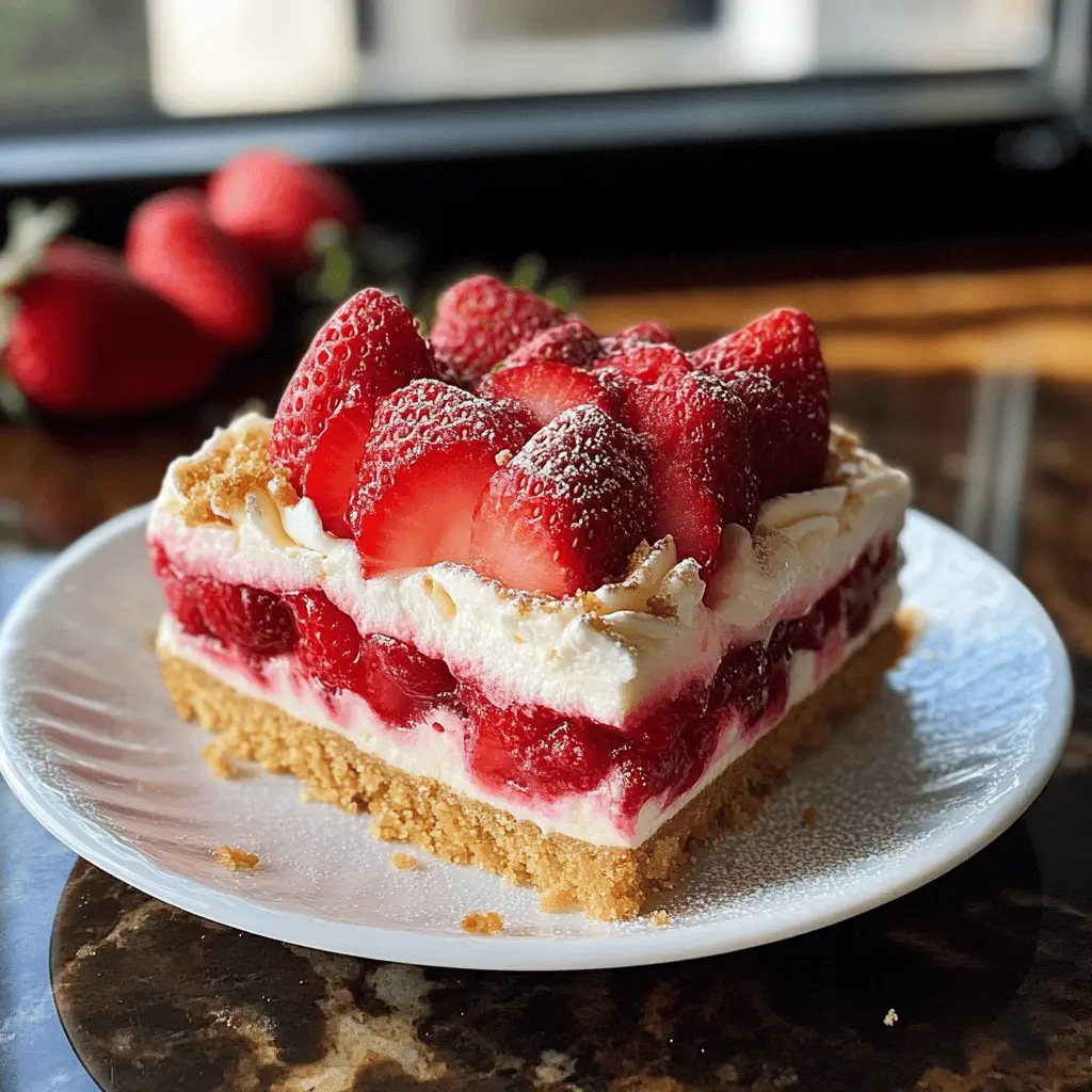 Treat yourself to a delightful Fresh Strawberry Yum Yum that's bursting with sweet, juicy flavors! This recipe combines fresh strawberries with creamy layers for a dessert that's easy to make and irresistible. Perfect for summer gatherings or as a light treat any time of the year. Save this recipe and impress your friends and family with a sweet surprise!