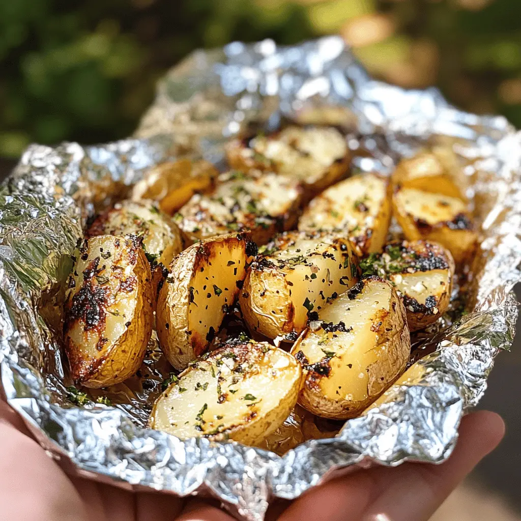 These Garlic Herb Grilled Potatoes in Foil are a must-try for your next barbecue! With a perfect blend of garlic, fresh herbs, and tender potatoes, they promise mouthwatering flavors with minimal cleanup. Just toss them on the grill, and enjoy a delicious side dish that pairs well with any main course. Save this recipe to impress your guests at your next cookout!