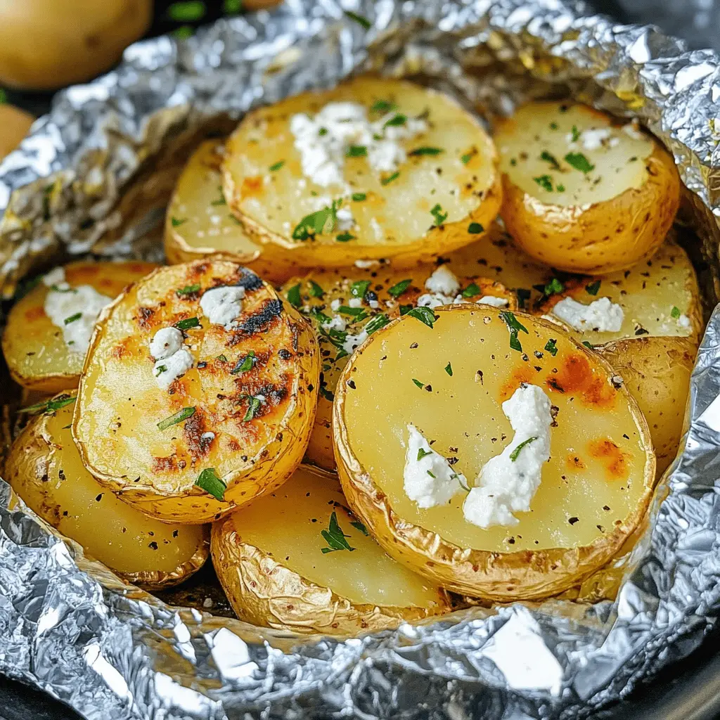 Get ready for the easiest grilled side dish that everyone will love! These Grilled Potatoes in Foil are the perfect blend of tender potatoes, fresh herbs, and spices, wrapped in a convenient packet for a delicious flavor burst. Ideal for barbecues or cozy family dinners, save this recipe to impress your guests with hassle-free grilling!