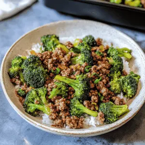 Looking for a quick and tasty dinner idea? This Ground Beef and Broccoli recipe is packed with flavor and takes just 30 minutes to make! Featuring tender beef, vibrant broccoli, and a savory sauce, it's perfect for busy weeknights. Save this recipe for your next family meal or when you need a delicious dish on the table fast!