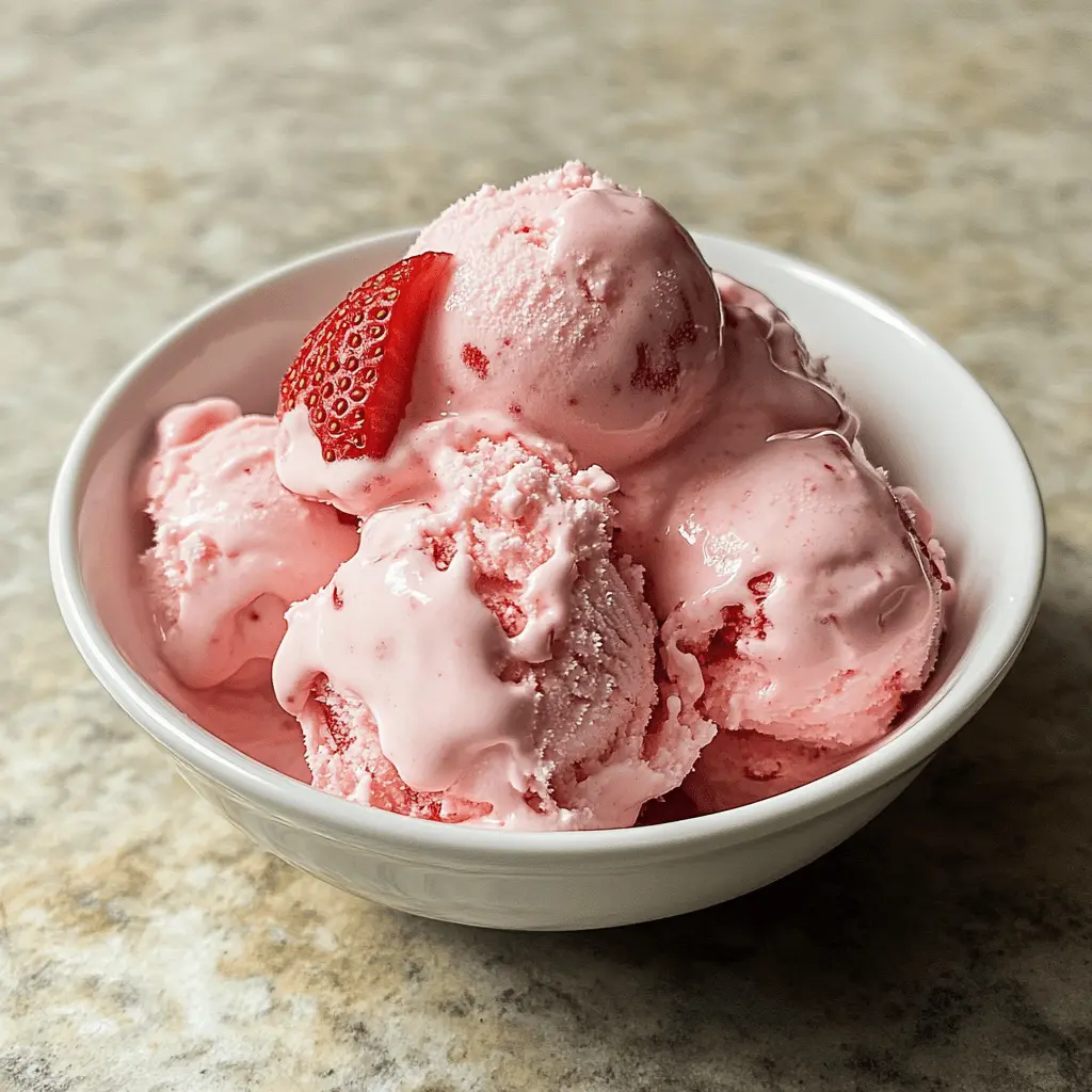 Treat yourself to this delicious Homemade Strawberry Ice Cream made with fresh, juicy strawberries! This simple recipe brings out the sweet and tangy flavors, offering a creamy texture that's perfect for hot days. It's a delightful treat for family gatherings, picnics, or simply a quiet evening at home. Save this recipe and enjoy a scoop of happiness whenever you want!