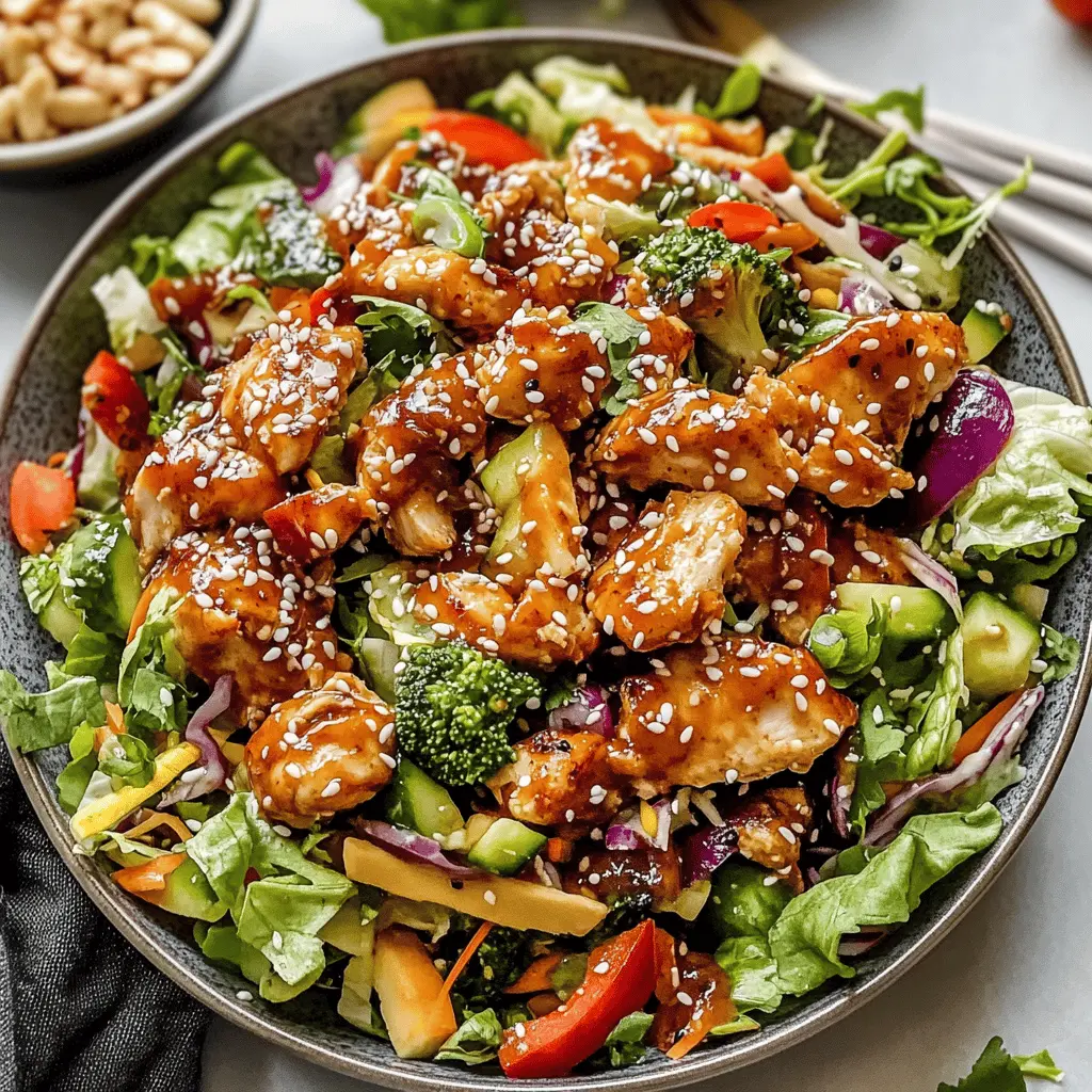 Easy Sesame Chicken Salad Recipe