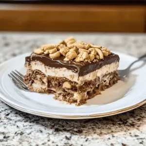 Looking for a quick and delicious dessert? This No Bake Peanut Butter Chocolate Lasagna is creamy, rich, and oh-so-satisfying! Layers of chocolate pudding, peanut butter cream, and whipped topping make it a crowd-pleaser for any occasion. Save this recipe to impress your friends and family at your next gathering!