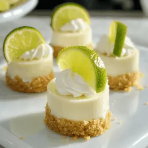 Treat yourself to these delightful no-bake mini key lime pies! With a zesty key lime filling nestled in a crunchy graham cracker crust, they're perfect for any occasion. Easy to make and bursting with flavor, these bite-sized treats will impress your guests and satisfy your sweet tooth. Save this recipe for your next gathering or a refreshing summer dessert!