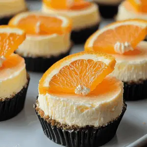 Looking for a dessert that screams summer? Try these Orange Creamsicle Mini Cheesecakes! With a buttery cookie crust and a creamy orange filling, they’re perfect for any gathering. Easy to make and delightful to serve, these mini treats will transport you back to warm, sunny days. Save this recipe for your next BBQ or picnic!