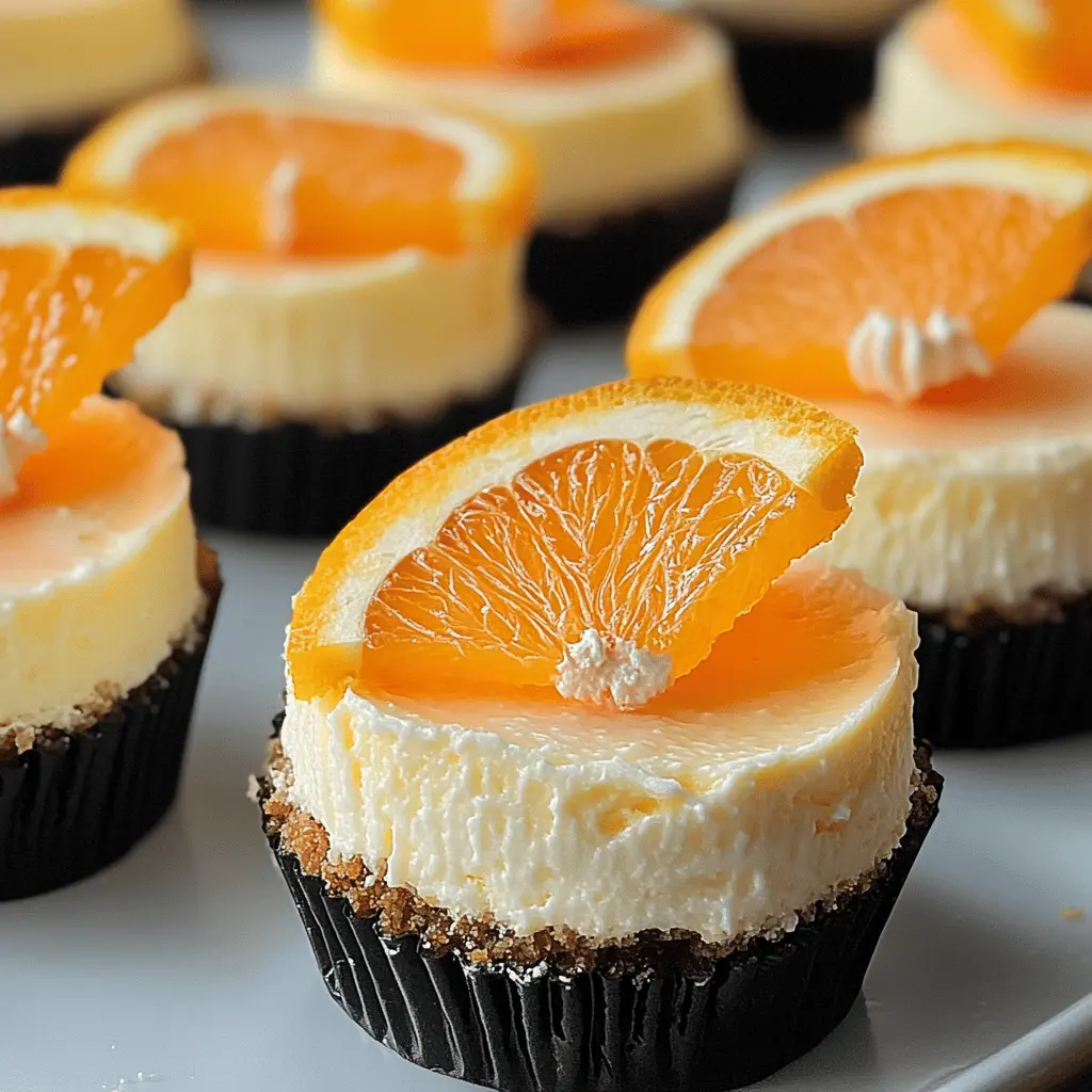 Looking for a dessert that screams summer? Try these Orange Creamsicle Mini Cheesecakes! With a buttery cookie crust and a creamy orange filling, they’re perfect for any gathering. Easy to make and delightful to serve, these mini treats will transport you back to warm, sunny days. Save this recipe for your next BBQ or picnic!
