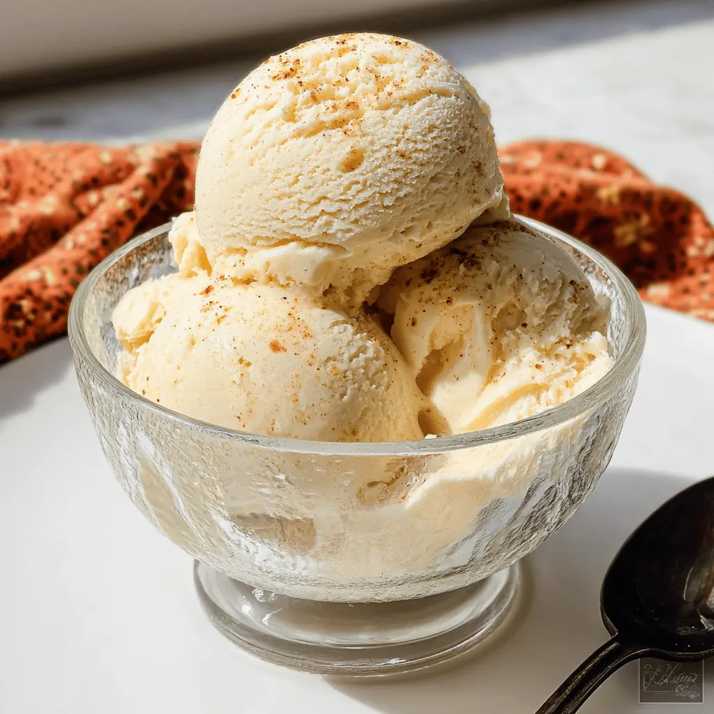 Easy Homemade Eggnog Ice Cream Recipe