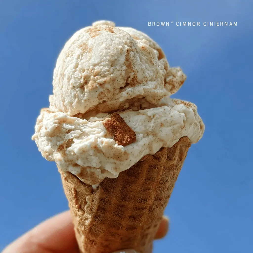 Easy Brown Sugar Cinnamon Ice Cream Recipe