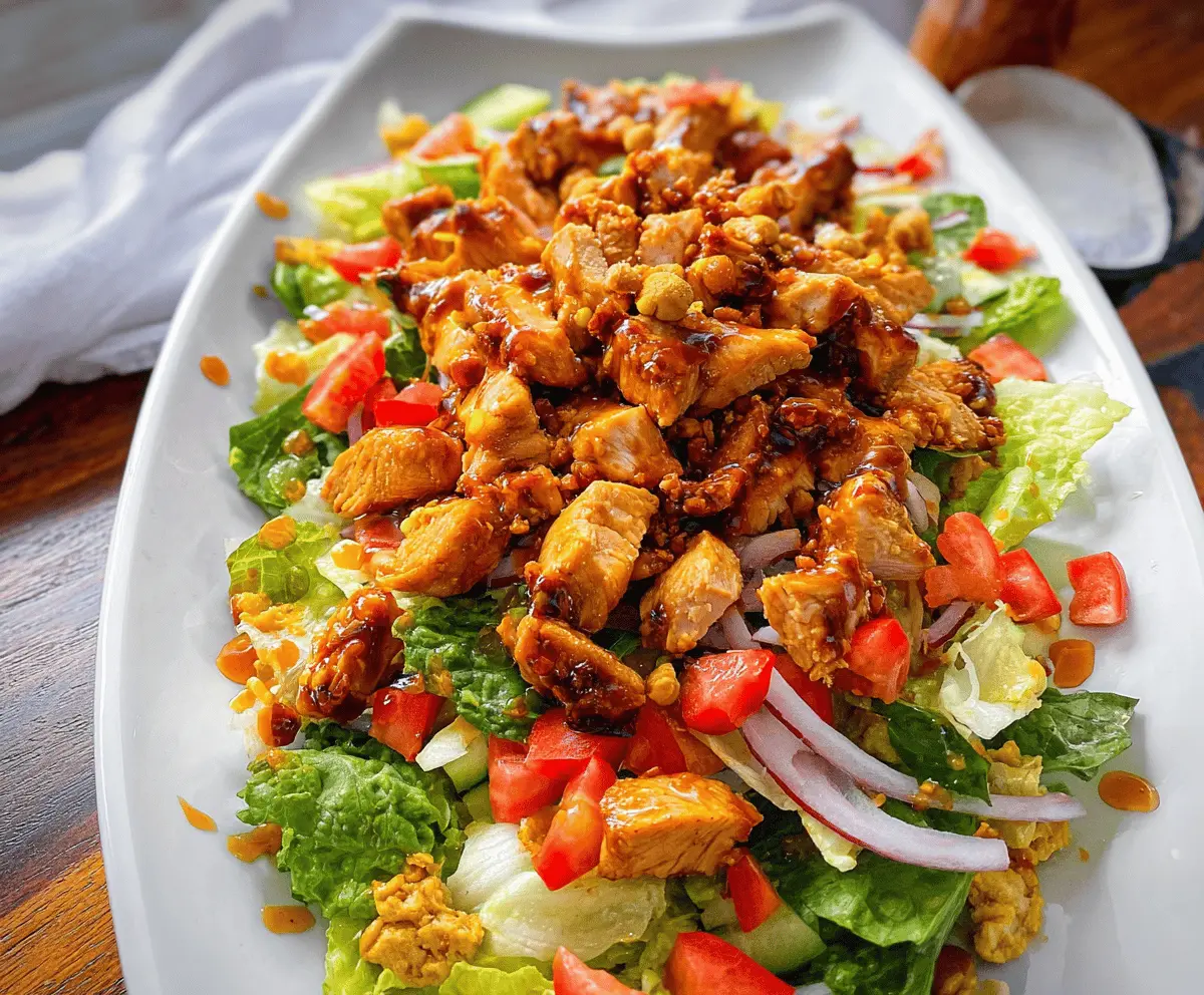 Easy Honey Hot Chicken Salad Recipe