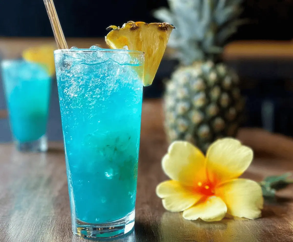 Easy Blue Hawaiian Mocktail Recipe