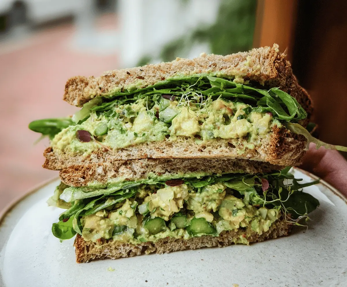 Easy Green Goddess Salad Sandwich Recipe