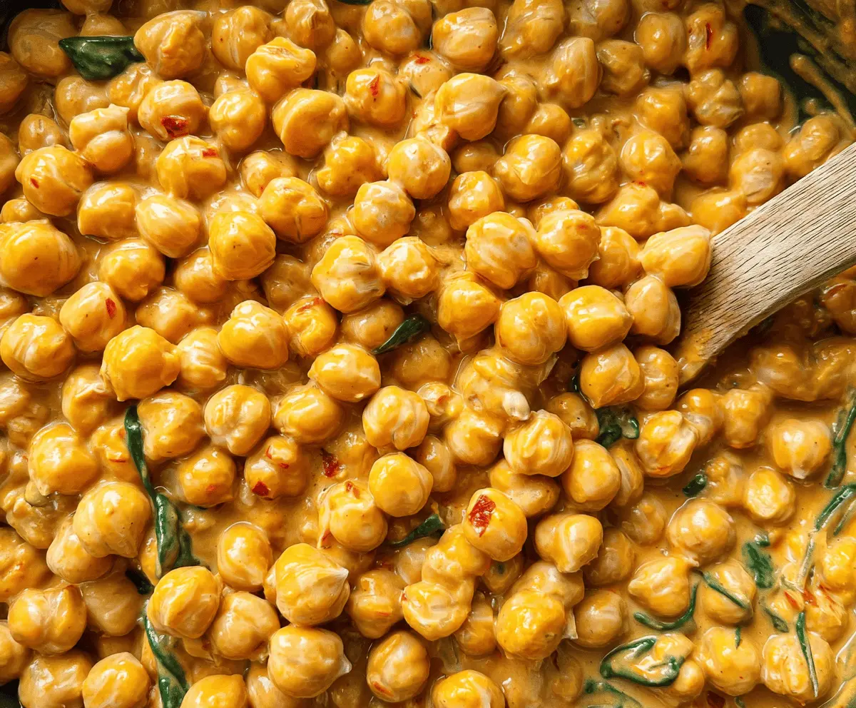Easy Cheesy Marry Me Chickpeas Recipe