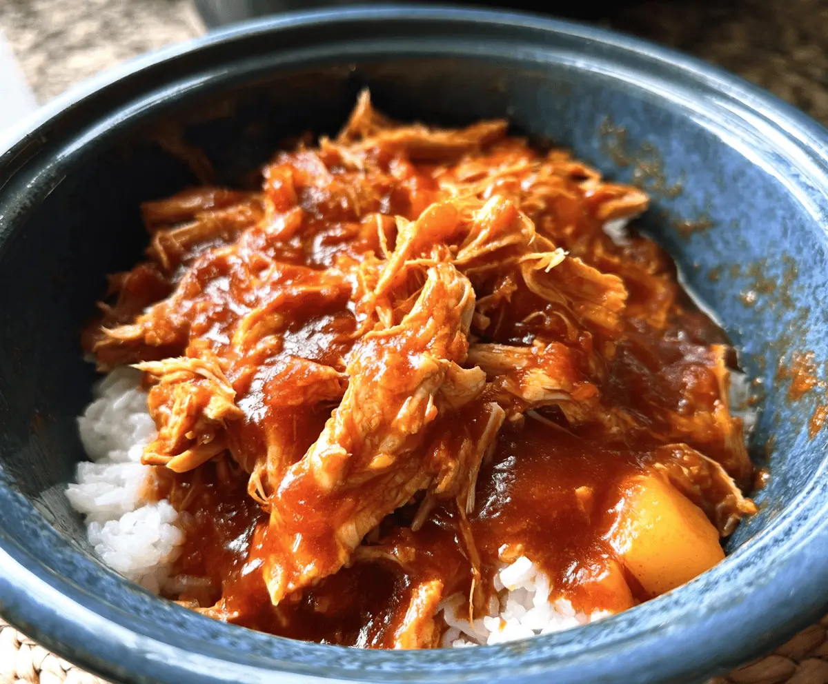 Easy Slow Cooker Hawaiian Chicken Recipe