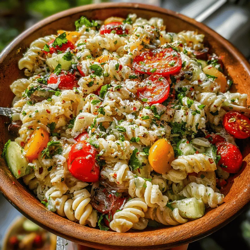 Easy Summer Pasta Salad Recipe
