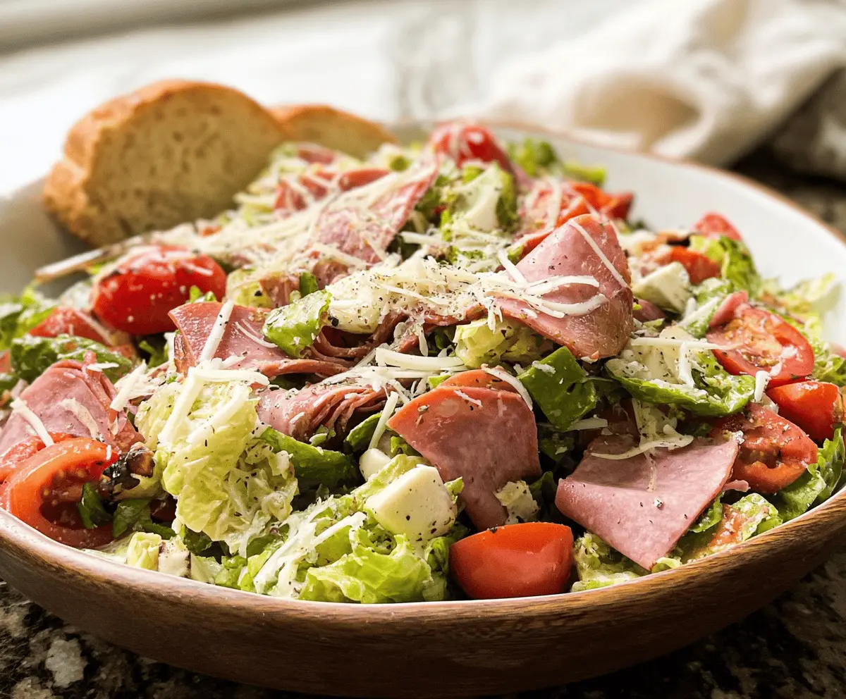 Easy Italian Grinder Salad Recipe