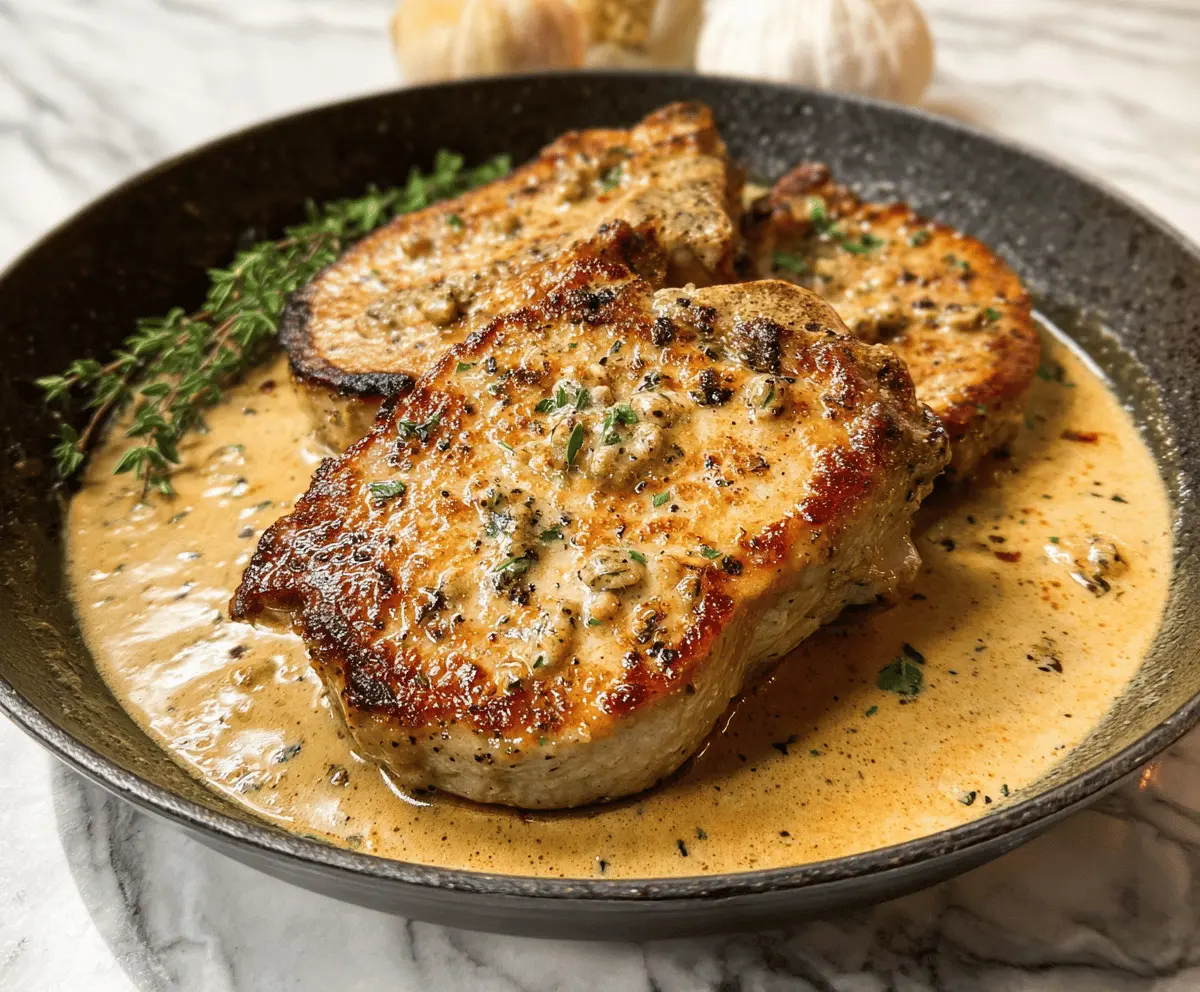 Easy Boursin Cheese Pork Chops Recipe