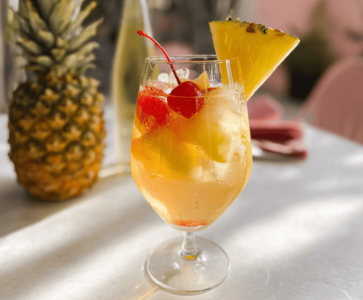 Easy Pina Colada Sangria Recipe