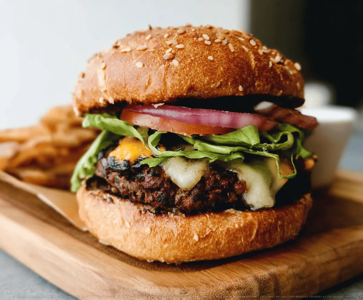 Easy Healthy Black Bean Burger Recipe