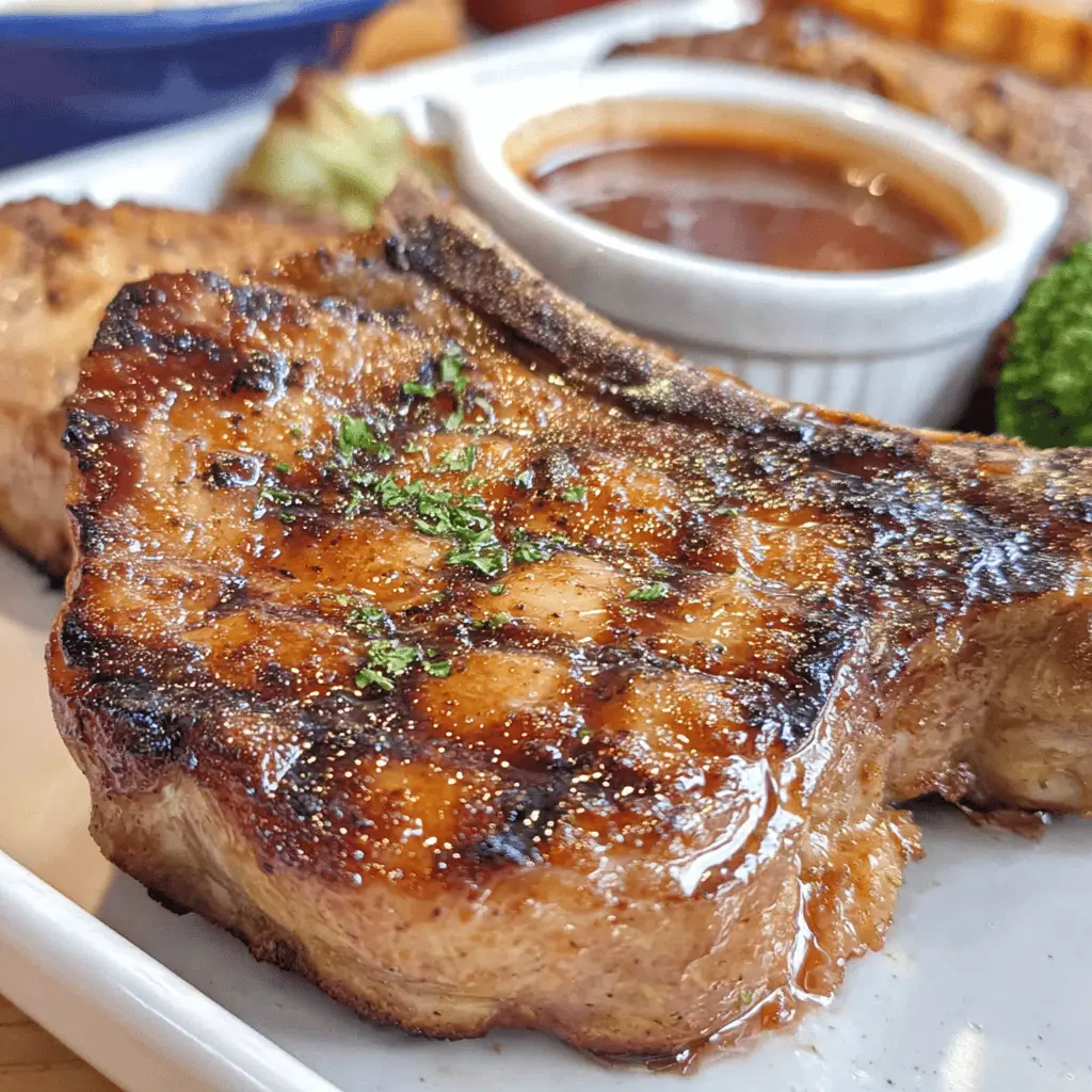 Easy Texas Roadhouse Style Pork Chops Recipe
