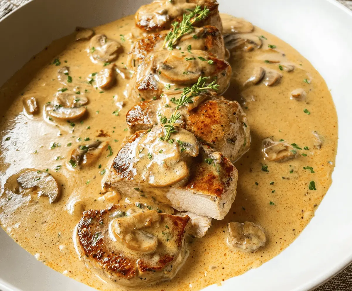 Creamy Pork Tenderloin Recipe in 30 Minutes