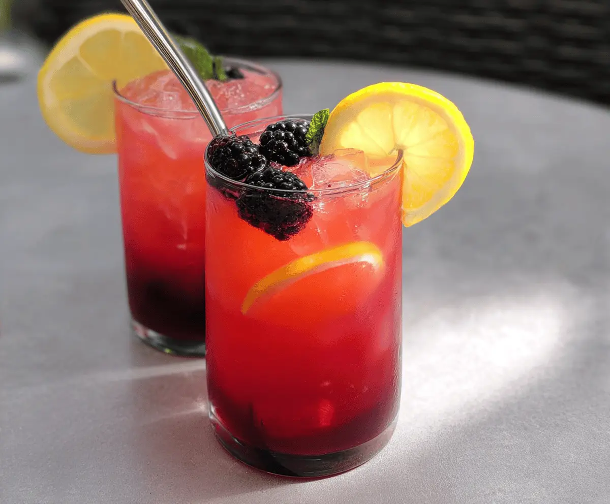 Easy Fresh Blackberry Lemonade Recipe