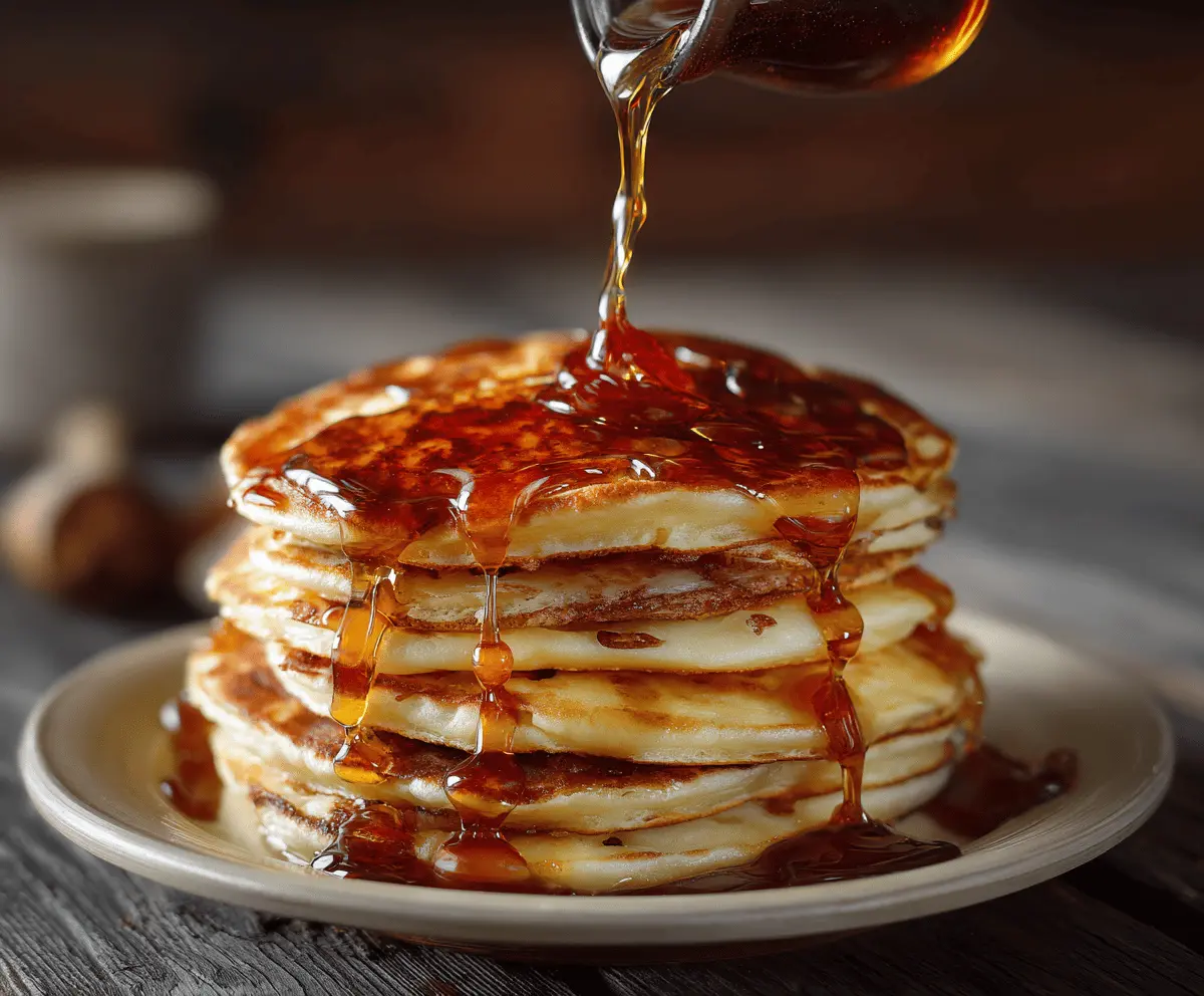 Pancakes with Maple Syrup