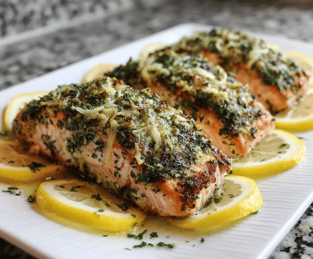 Lemon Herb Baked Salmon