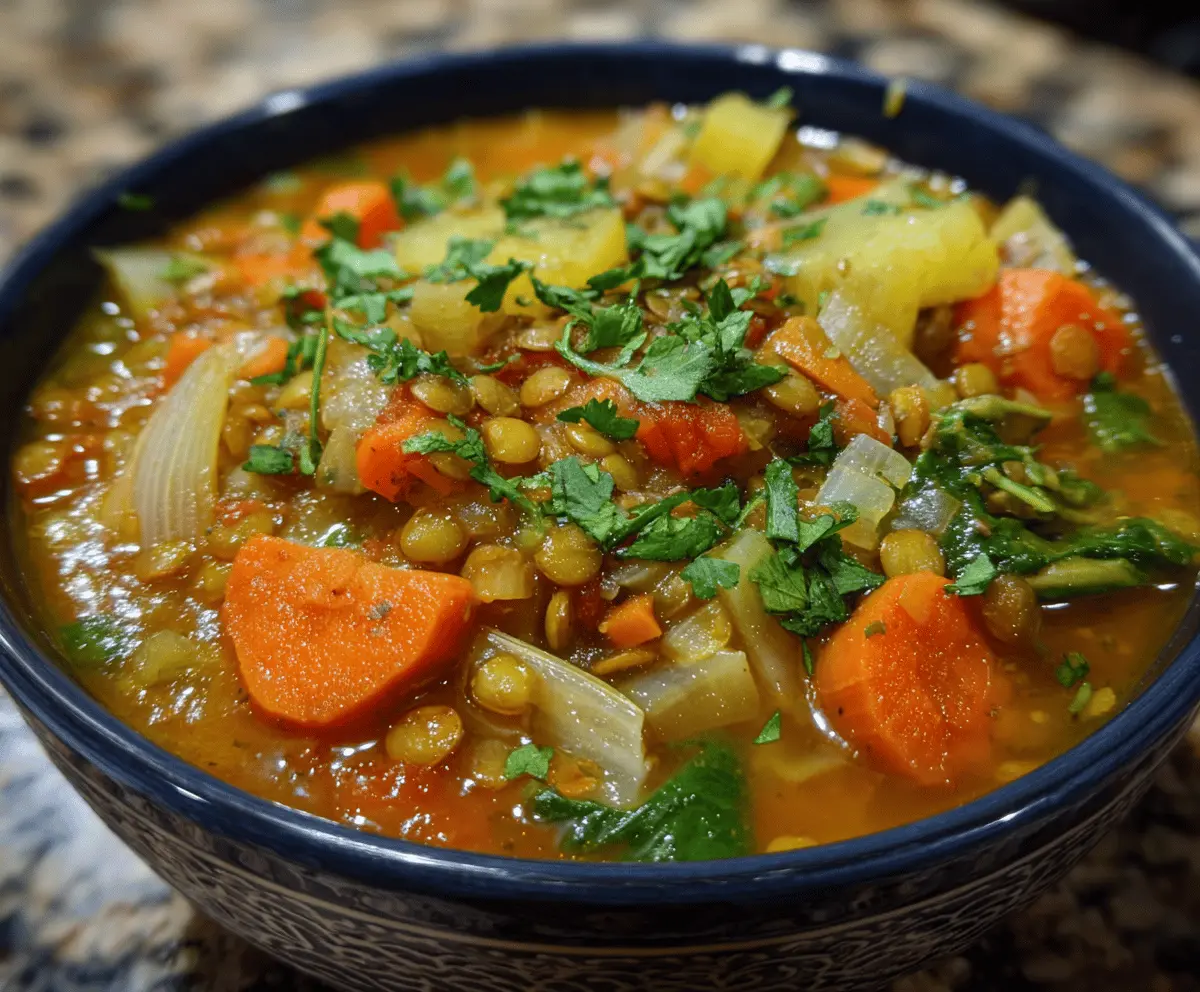 Vegetable Lentil Soup