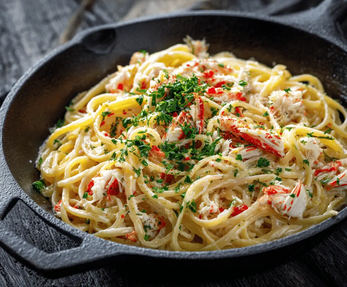 Creamy Crab Pasta