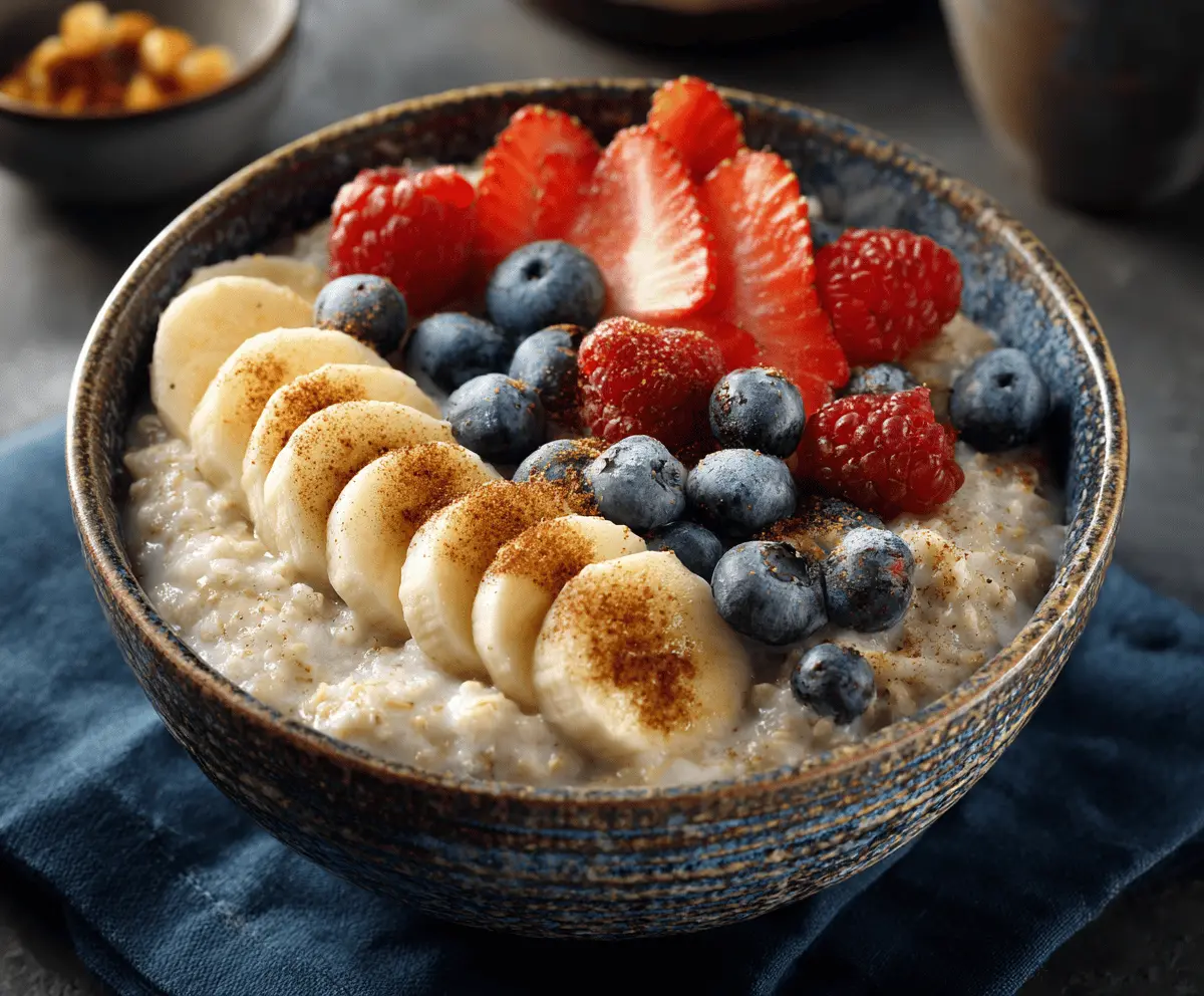 Oatmeal with Fresh Fruit