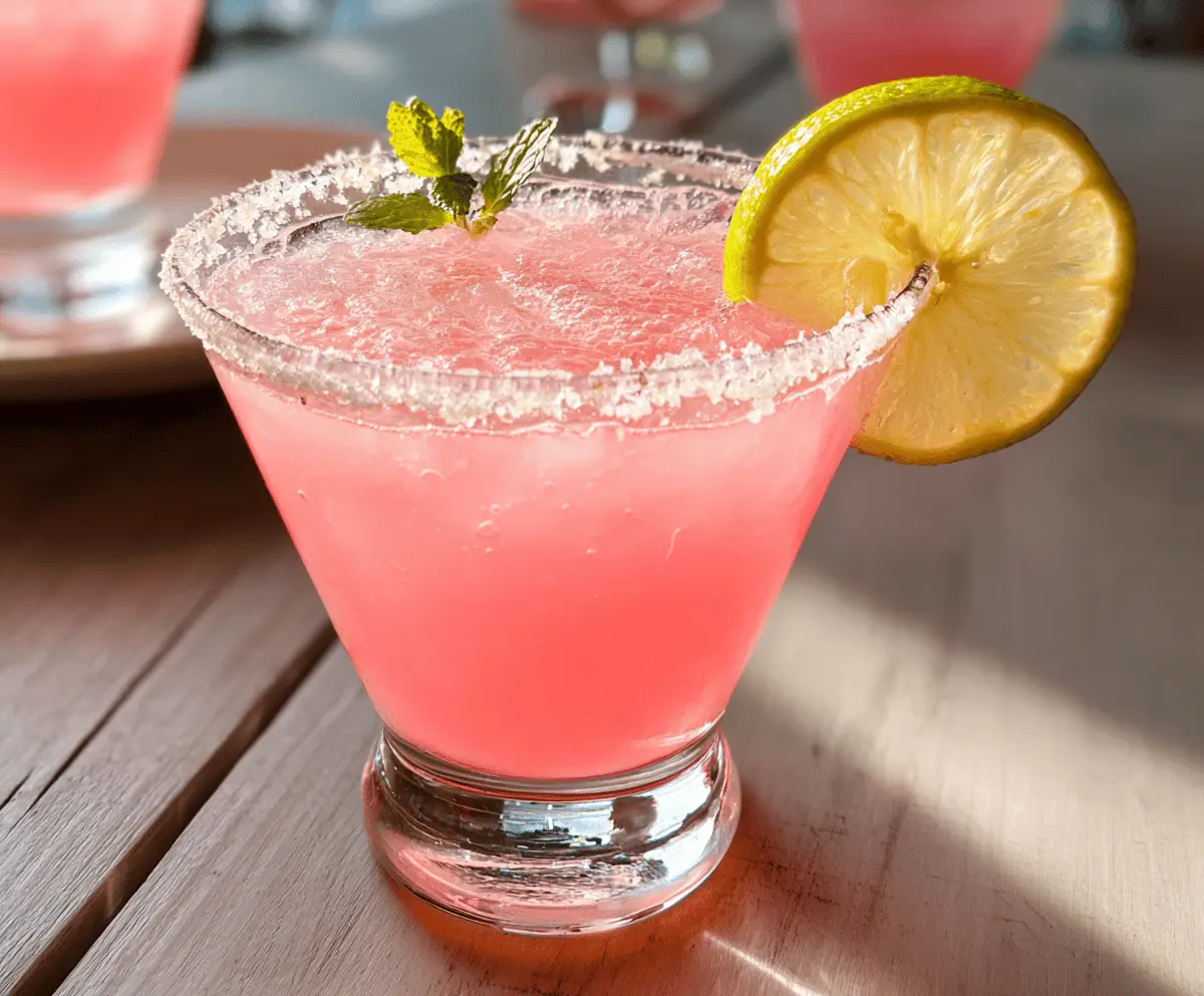 Easy Pink Señoritas Recipe for a Refreshing Treat