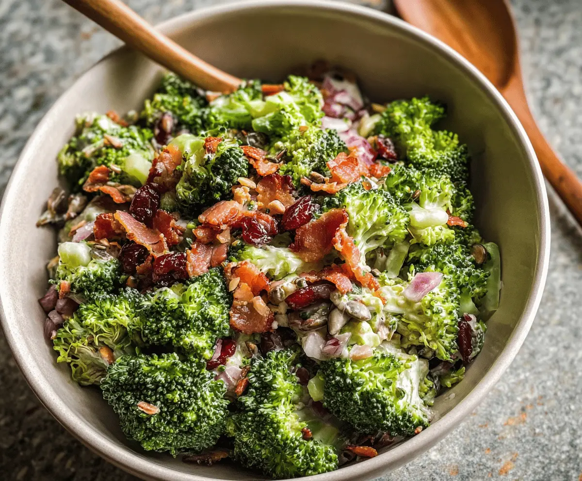 Easy Cheesy Broccoli Salad Recipe