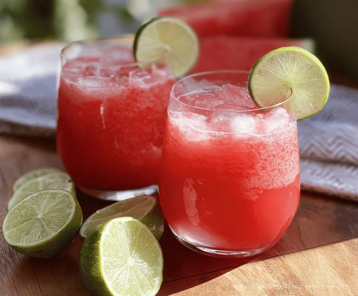Refreshing Mexican Watermelon Cooler Recipe