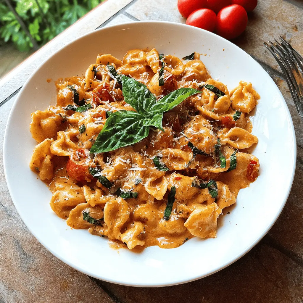 Creamy Basil Tomato Pasta Recipe – Quick & Easy