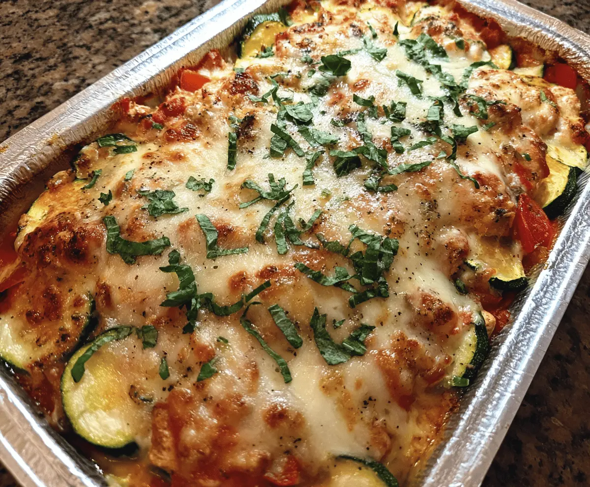 Easy Italian Chicken and Zucchini Bake Recipe