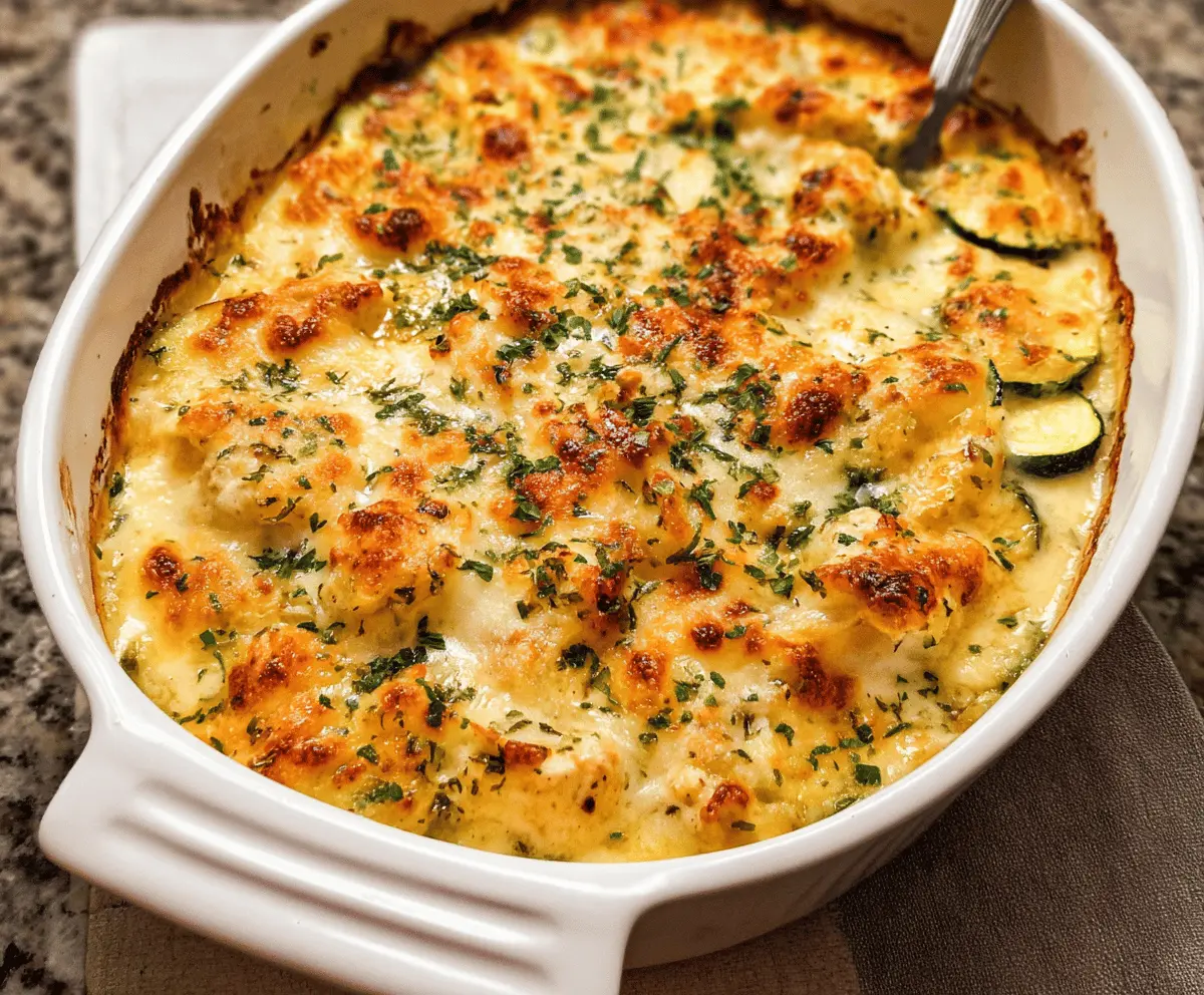Easy Chicken Zucchini Casserole Recipe
