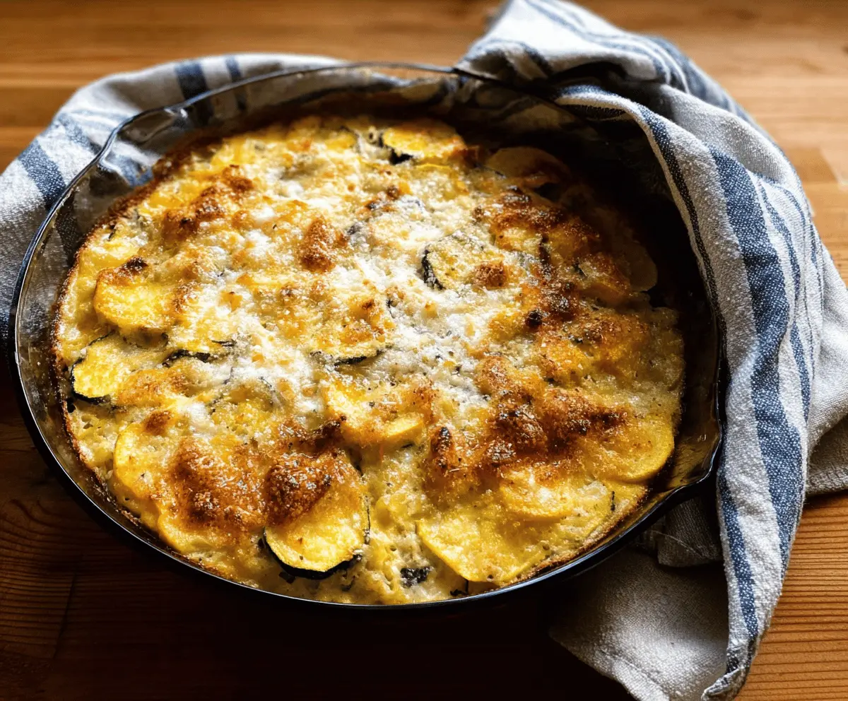 Easy Green Chile Yellow Squash Casserole Recipe
