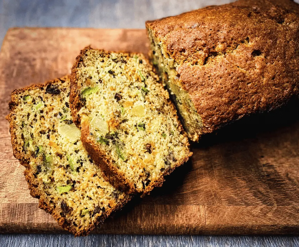 Moist Pineapple Zucchini Bread Recipe