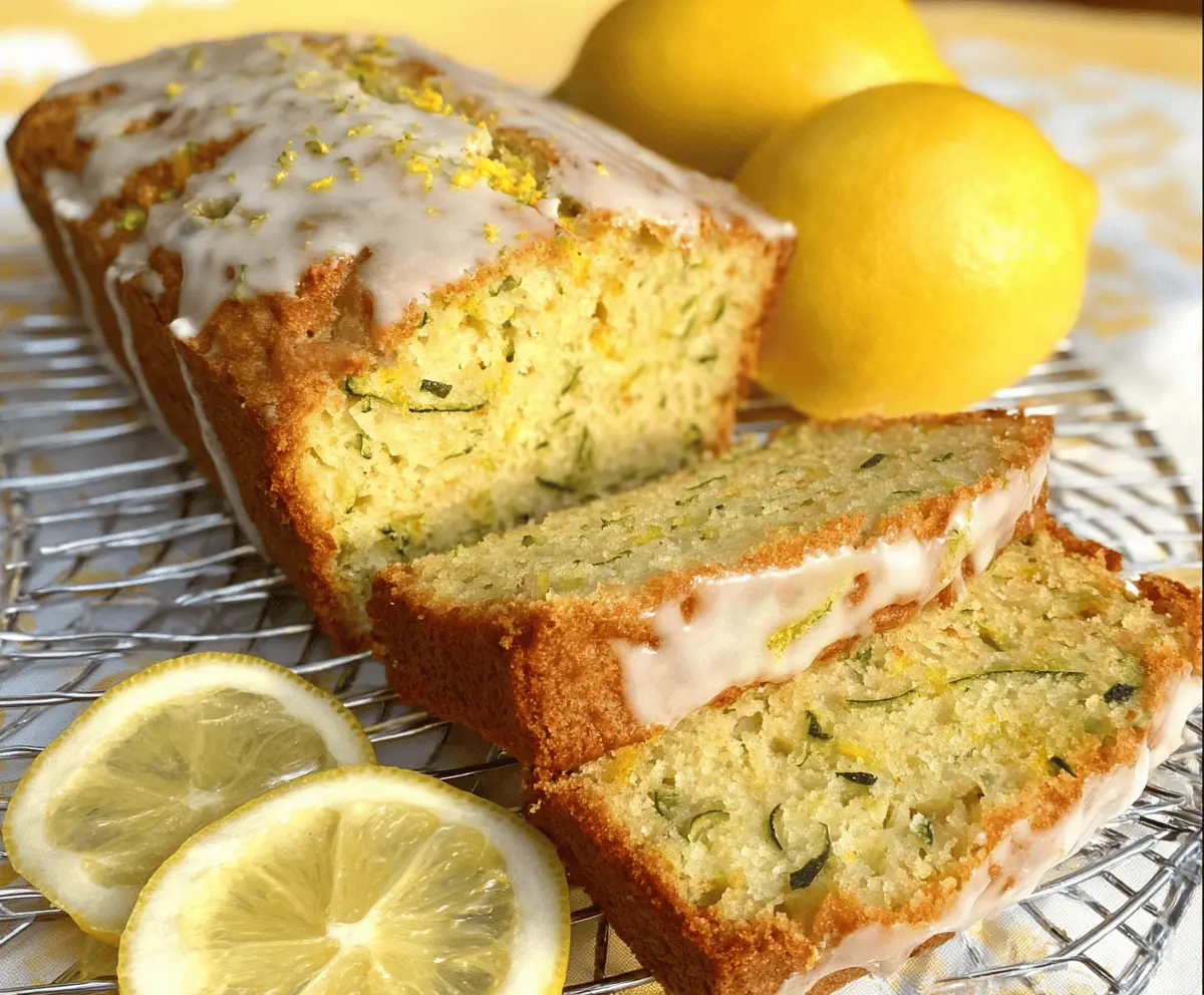 Moist Lemon Zucchini Bread Recipe
