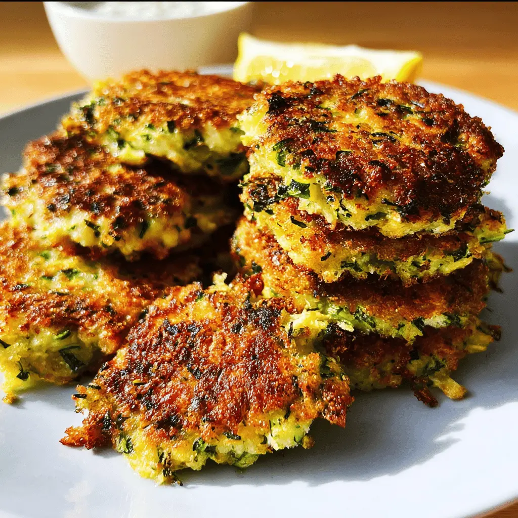 Crispy Zucchini Patties Recipe for Easy Snacks