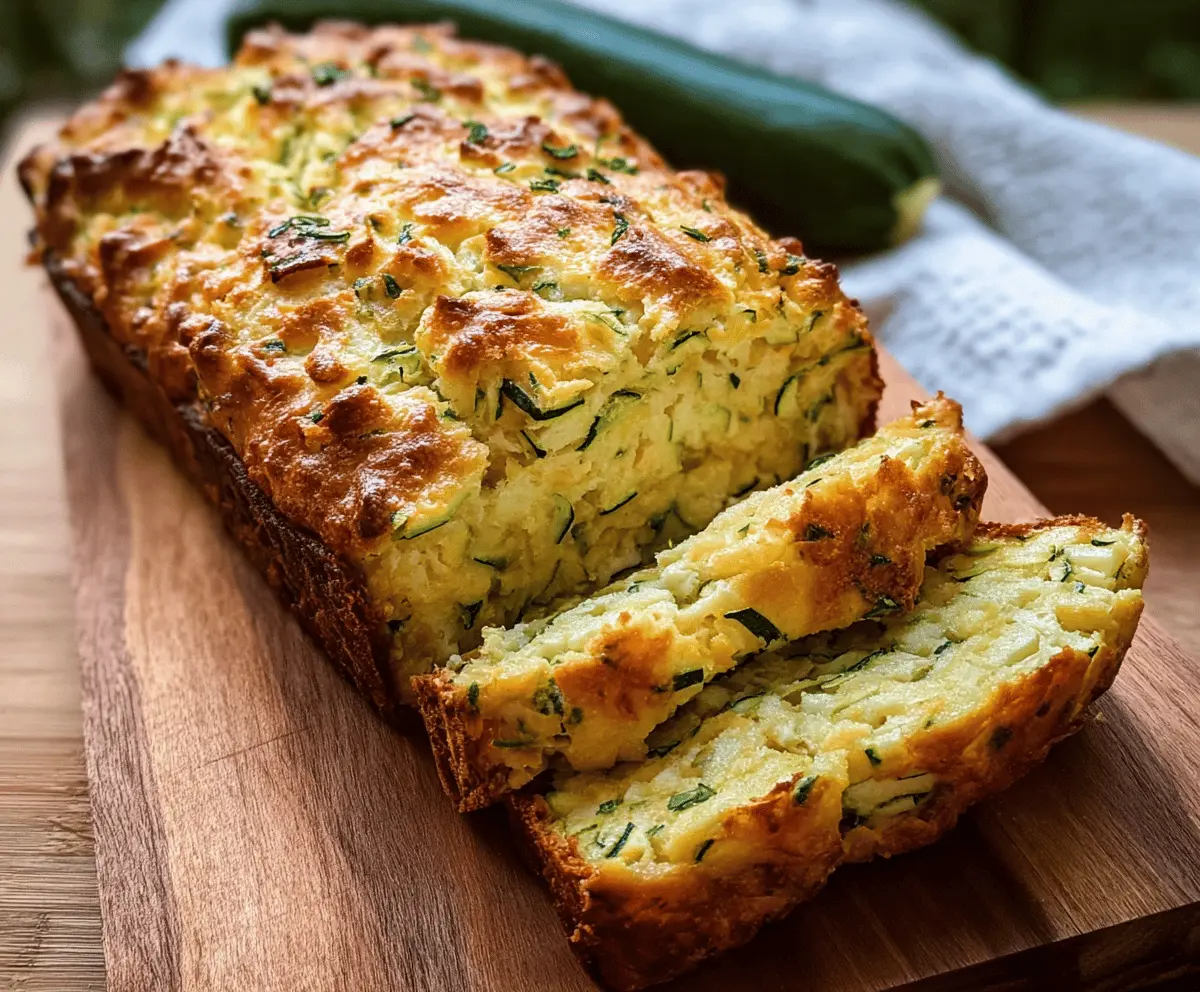 Moist Zucchini Cheese Bread Recipe