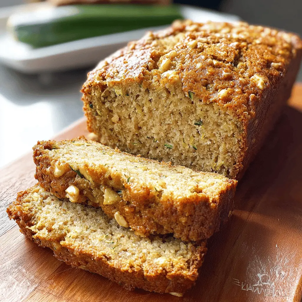 Moist Almond Flour Zucchini Bread Recipe